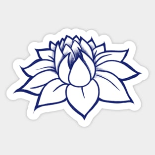 Lotus Blossom Sticker